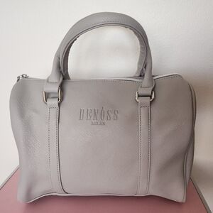 New Benoss Gray Vegan Leather Handbag